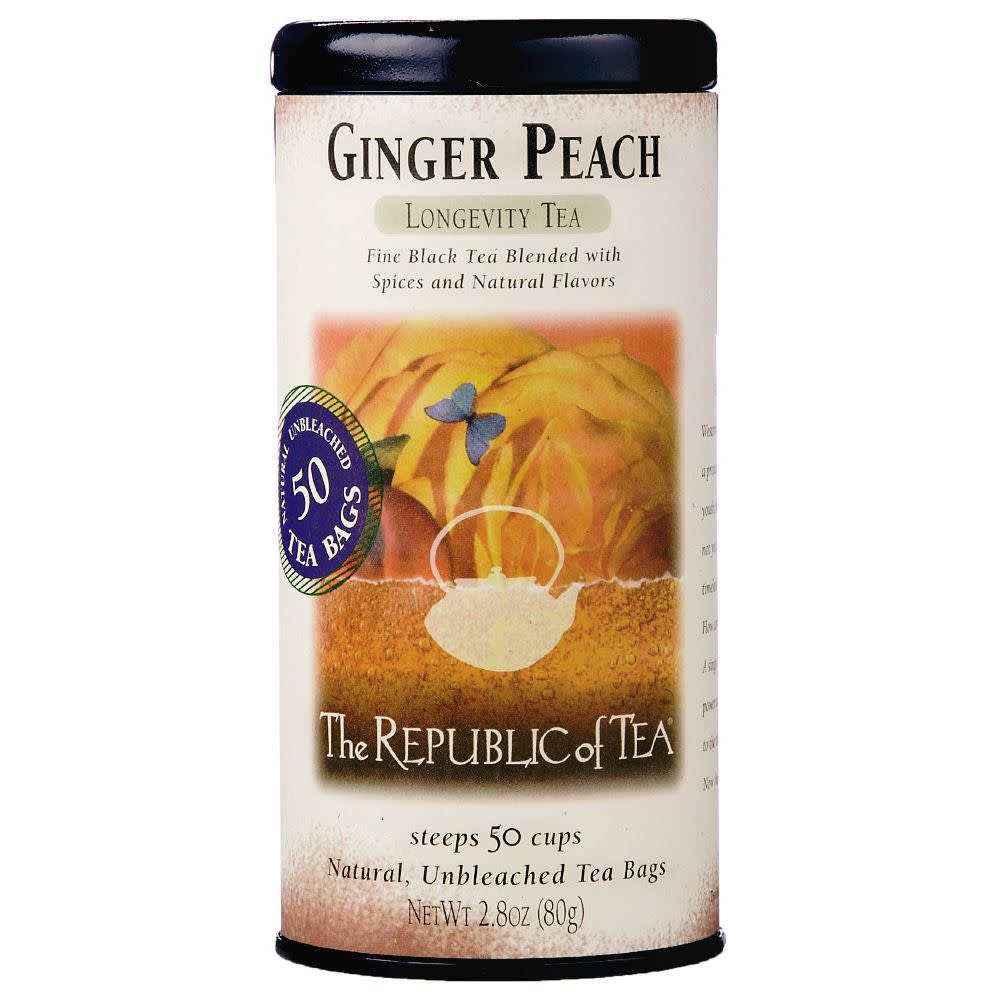 Ginger Peach Black Tea Bags