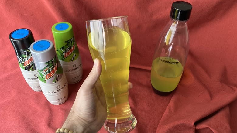 SodaStream Mountain Dew sodas