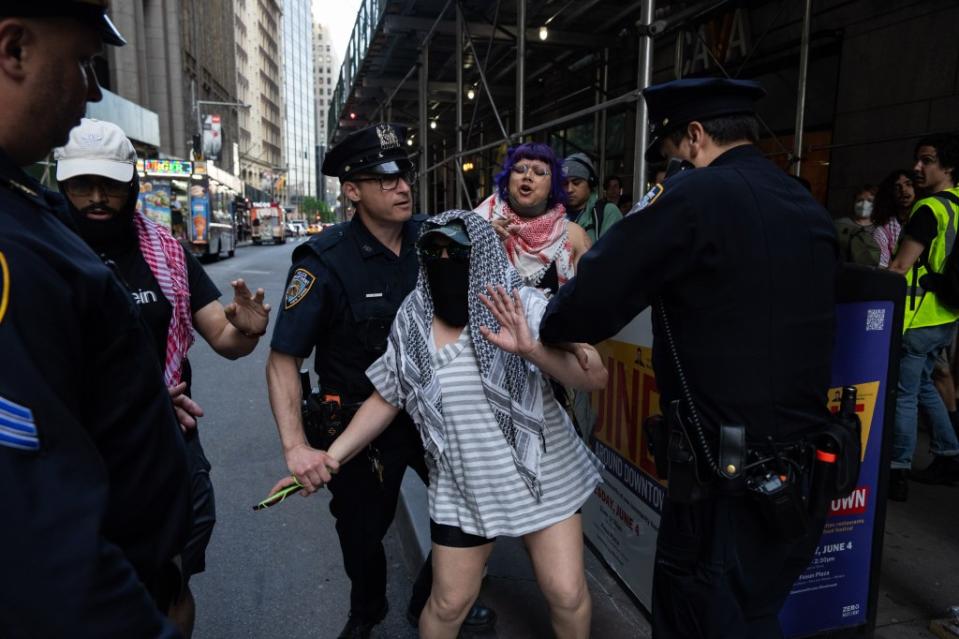 At least two people were arrested in the mayhem, though it wasn’t clear whether they were charged or issued any summonses. Adam Gray for the New York Post