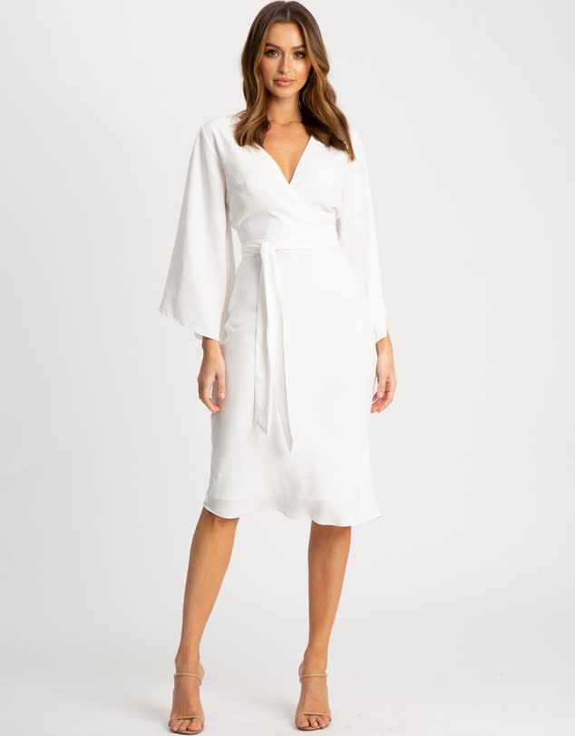 Tussah Taylor Wrap Dress, $129.95