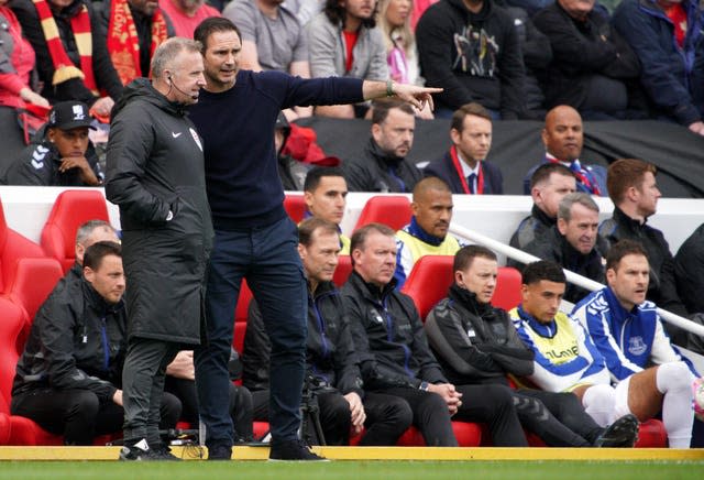 Frank Lampard was not happy with the refereeing at Anfield 