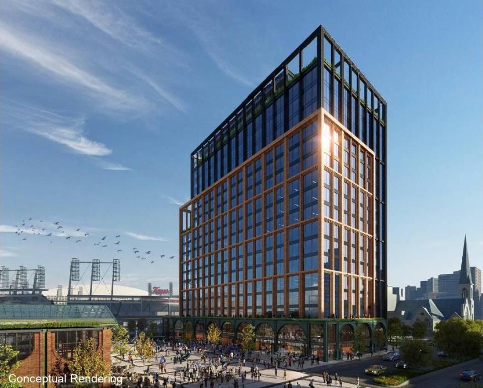 Work is expected to begin on the office building at 2200 Woodward Ave. as soon as the third quarter of 2023 if private financing and public incentives are secured.