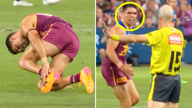 Charlie Cameron caught up in brutal AFL scenes as Lions fans blast  'ludicrous' rule - Yahoo Sport