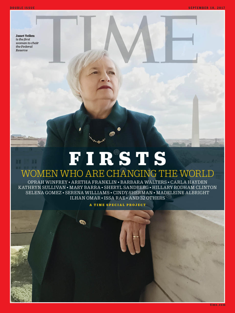 Yellen is the first woman to chair the Federal Reserve.&nbsp;