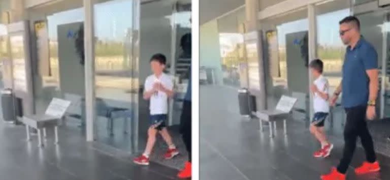 El gesto de Thiago Messi al llegar a Barcelona que sorprendió a los fanáticos.