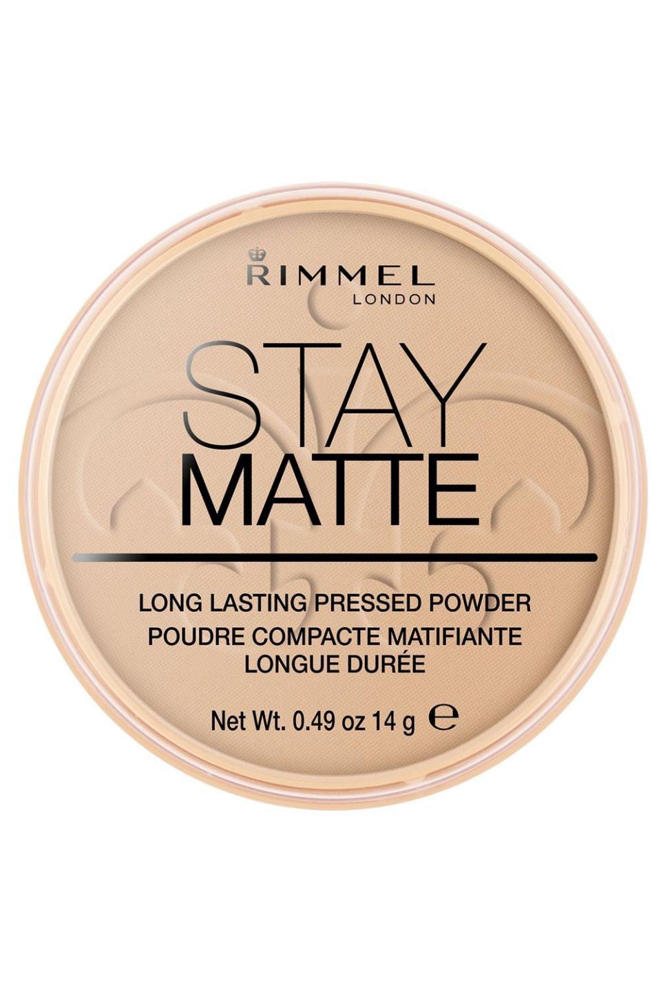 5) Rimmel London Stay Matte Long Lasting Pressed Powder