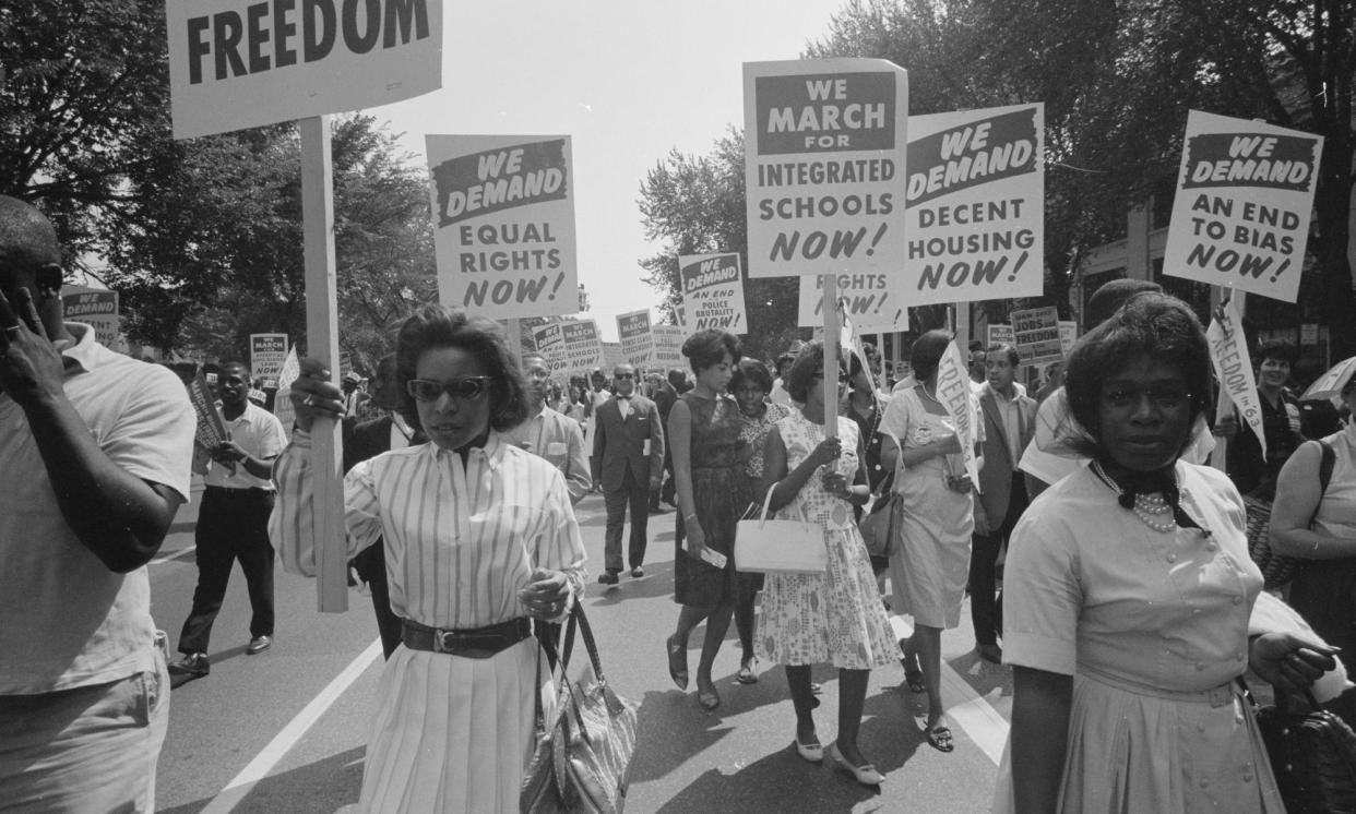 <span>A civil rights march in Washington DC in 1963.</span><span>Photograph: Buyenlarge/Getty Images</span>