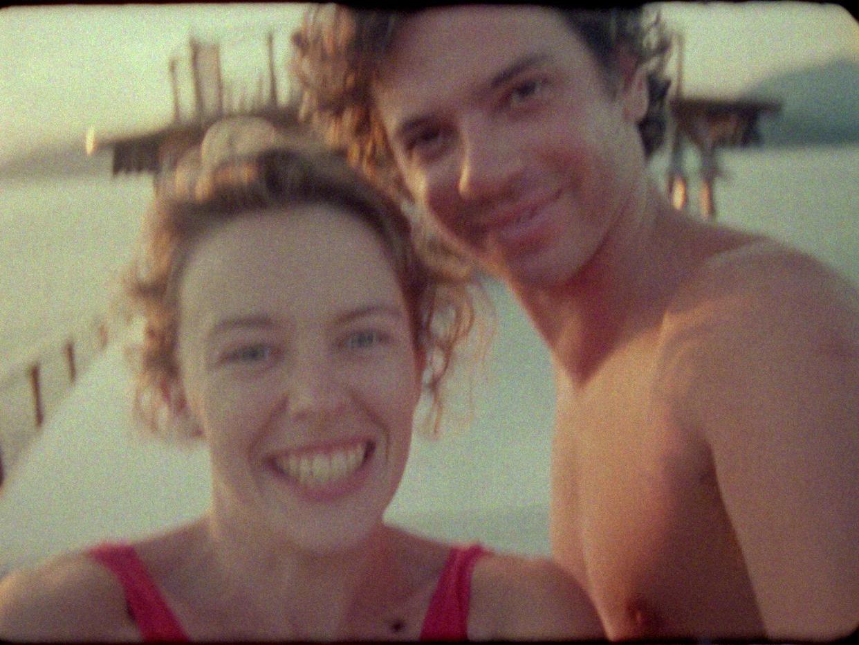 Kylie Minogue and Michael Hutchence in a scene from documentary Mystify: Michael Hutchence: Dogwoof