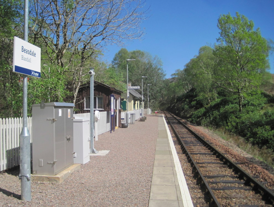 No passengers used Beasdale station in Highland last year. (Creative Commons/Nigel Thompson)