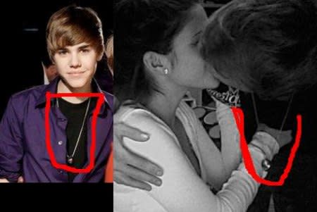 justin bieber kissing selena gomez