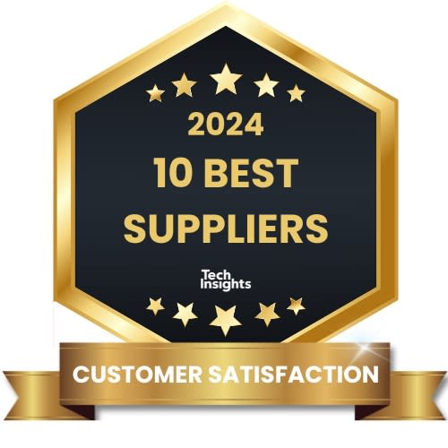TechInsights' Customer Satisfaction Survey 10 BEST Suppliers logo