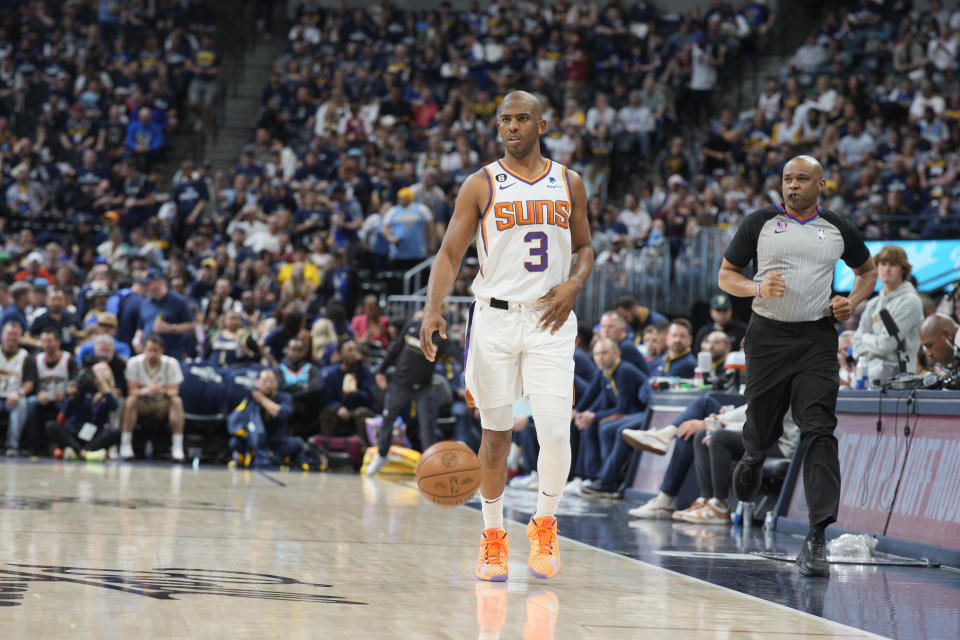 Chris Paul。（AP Photo/David Zalubowski）