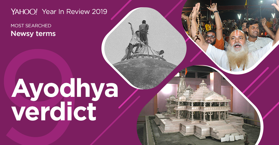 The long awaited Ayodhya verdict was finally passed on November 6. The Supreme Court ordered the disputed land to be given to the Ram Janmabhoomi trust. It also asked the government to allocate five acres of land in Ayodhya to the Sunni Waqf Board for the construction of a mosque.