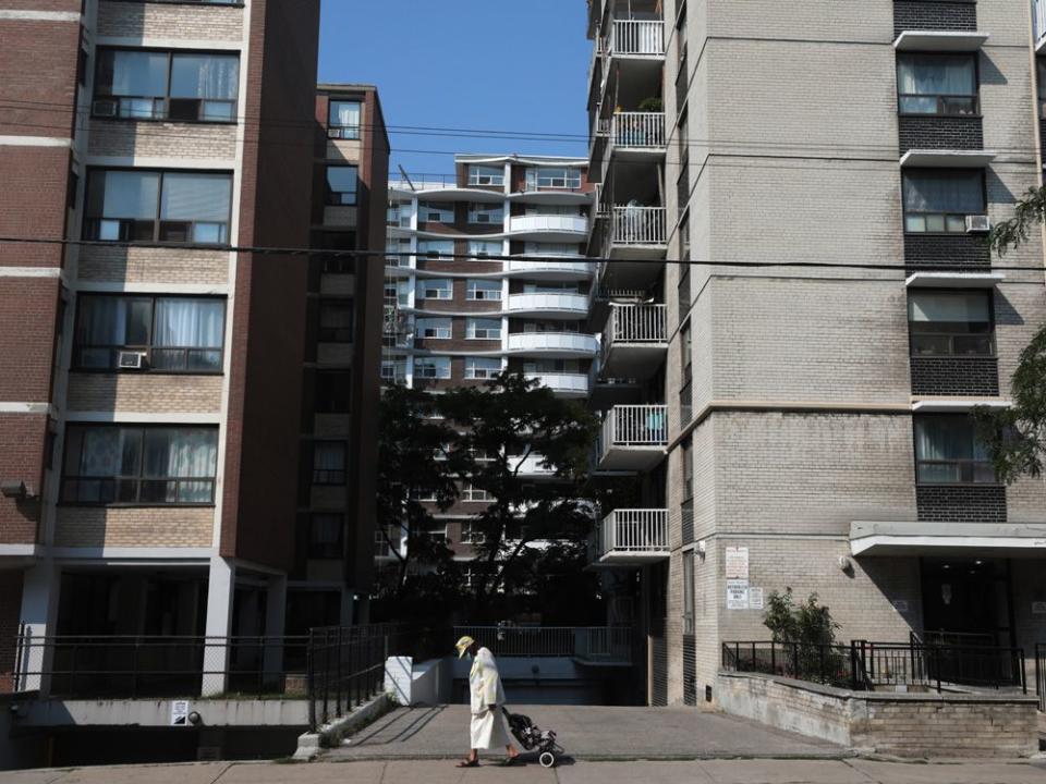  Apartment buildings in the Parkdale neighbourhood of Toronto.