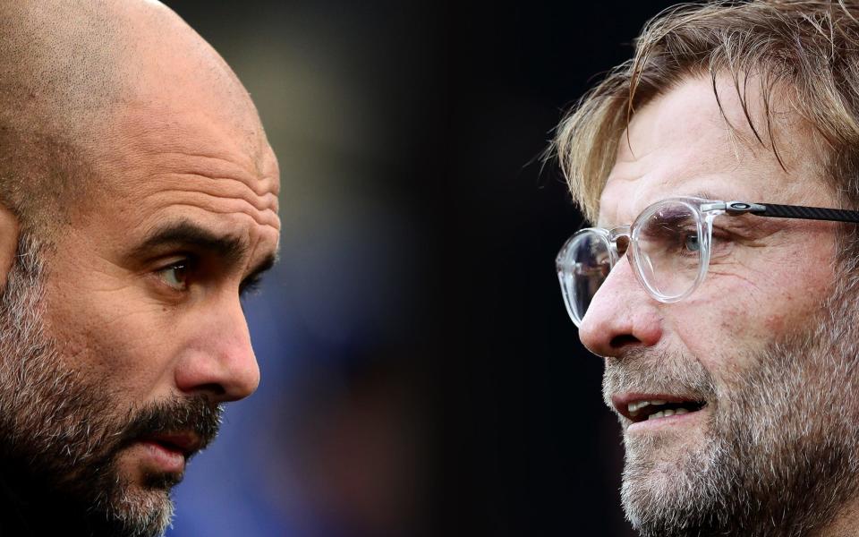Pep Guardiola (left) and Jurgen Klopp (right) face off - Getty Images Europe