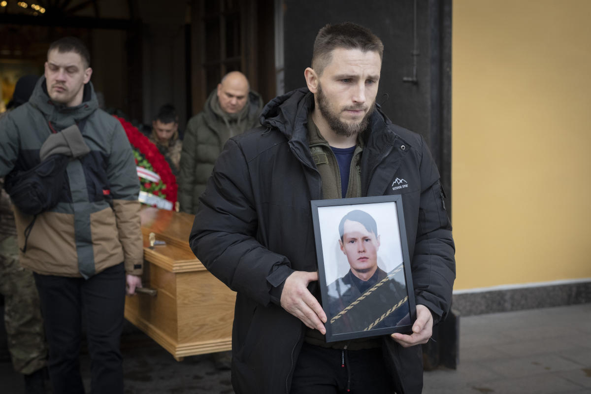 Funeral held for Belarusian activist killed in Ukraine