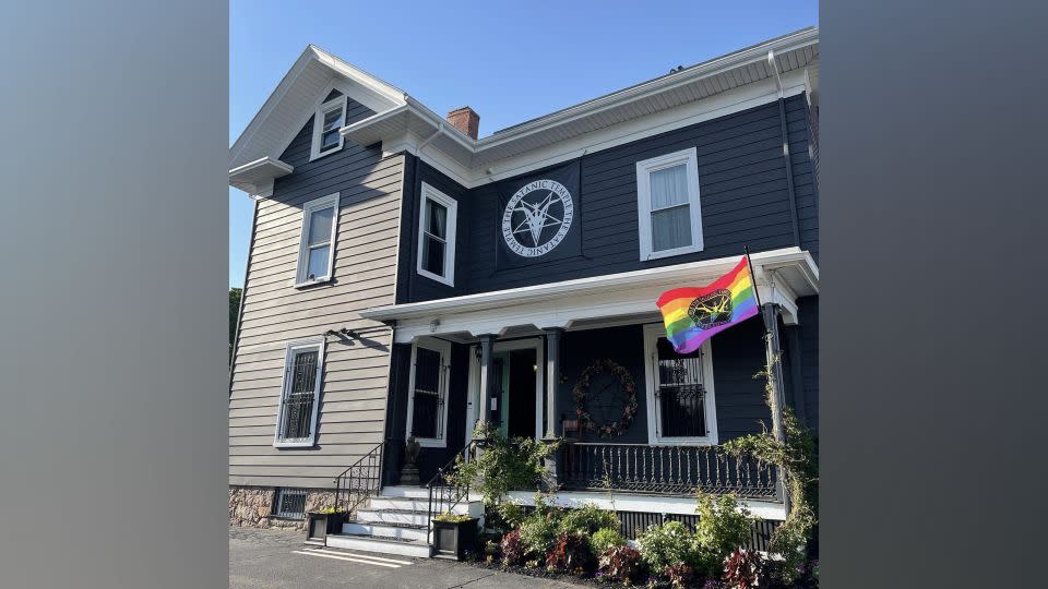 The Satanic Temple headquarters in Salem, Massachusetts, is located in a former funeral parlor. - The Satanic Temple of Salem/Facebook