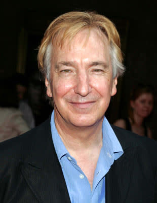 Alan Rickman at the New York premiere of Warner Brothers' Harry Potter and the Prisoner of Azkaban