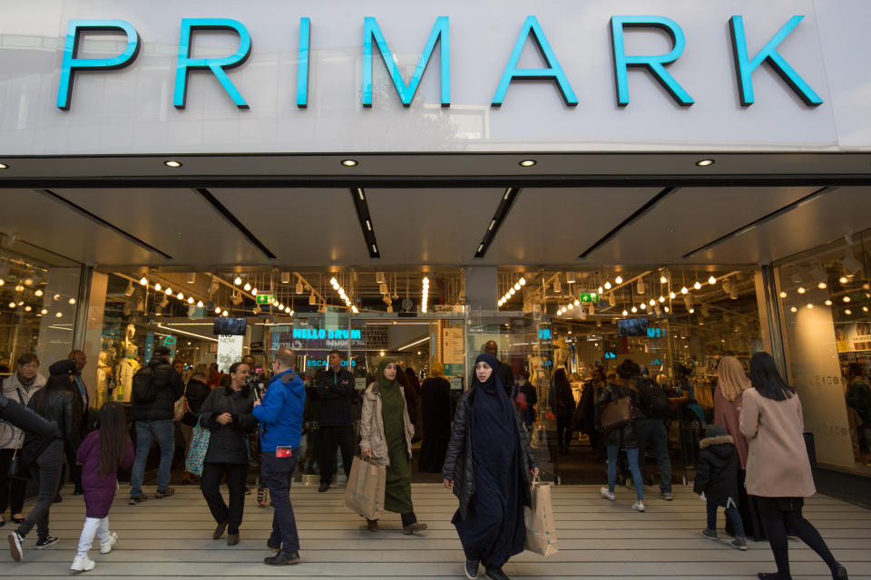 Crowds attend the opening of the world’s biggest Primark store in Birmingham. Photo: Aaron Chown/PA Images via Getty Images