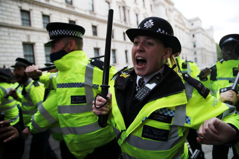 Protest against the death of George Floyd, in London