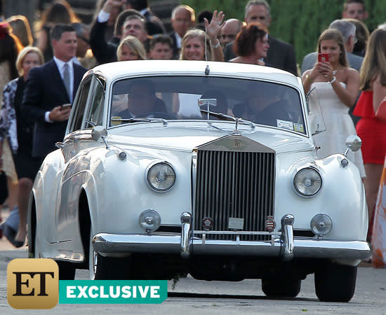 Actress Vanessa Williams tied the knot with fiance Jim Skrip in an elegant Fourth of July wedding in front of friends and family -- and ET has a look inside the couple's special day! The lavish yet intimate wedding in Buffalo, New York was complete with gorgeous gowns and incredible decor. <strong>WATCH: Celebrity Summer Wedding Watch: Who's Getting Hitched?</strong> FameFlynet The bride looked radiant in her wedding gown, complete with a hint of golden yellow sparkle, and white heels. FameFlynet The wedding guests celebrated the nuptials with Fourth of July-themed sparklers. FameFlynet The newlyweds rode in a white Rolls Royce after the ceremony to add another touch of supreme elegance and class. FameFlynet Vanessa's mother rode to the reception in style as well. FameFlynet The <em>Ugly Betty</em> star's daughters, Melanie Jillian and Sasha, served as her beautiful bridesmaids. FameFlynet Actors Mark Indelicato and Ana Ortiz, who starred with Vanessa on <em>Ugly Betty,</em> turned out for the festivities. FameFlynet Even the ceremony venue, the St Stanislaus Roman Catholic church, looked every bit as bold, classy and important as the extravagant, heartfelt ceremony dictated. This is the third marriage for Vanessa. She was previously married to movie producer Ramon Hervey -- from 1987 to 1997 -- and former NBA star Rick Fox -- from 1999 to 2004. <strong>WATCH: Third Time's the Charm for These Lovesick Celebs! </strong> Congrats to the happy couple! For more exciting wedding news, check out the video below for a look at nine celebrity weddings we can't wait for this summer.