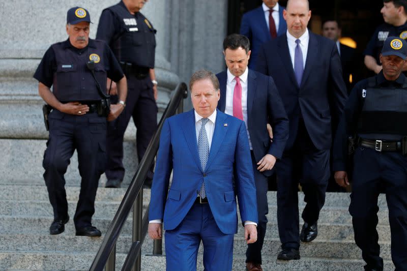 FILE PHOTO: Geoffrey Berman, United States Attorney for the Southern District of New York departs after pleading guilty for Chris Collins, former U.S. Representative for New York's 27th congressional district, after a hearing at the Federal Court in New York City