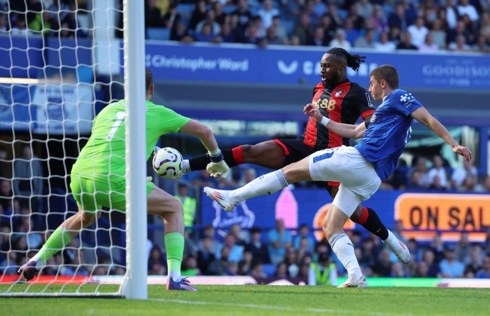 Antoine Semenyo pulled a goal back for the Cherries, which started their incredible comeback (Reuters)