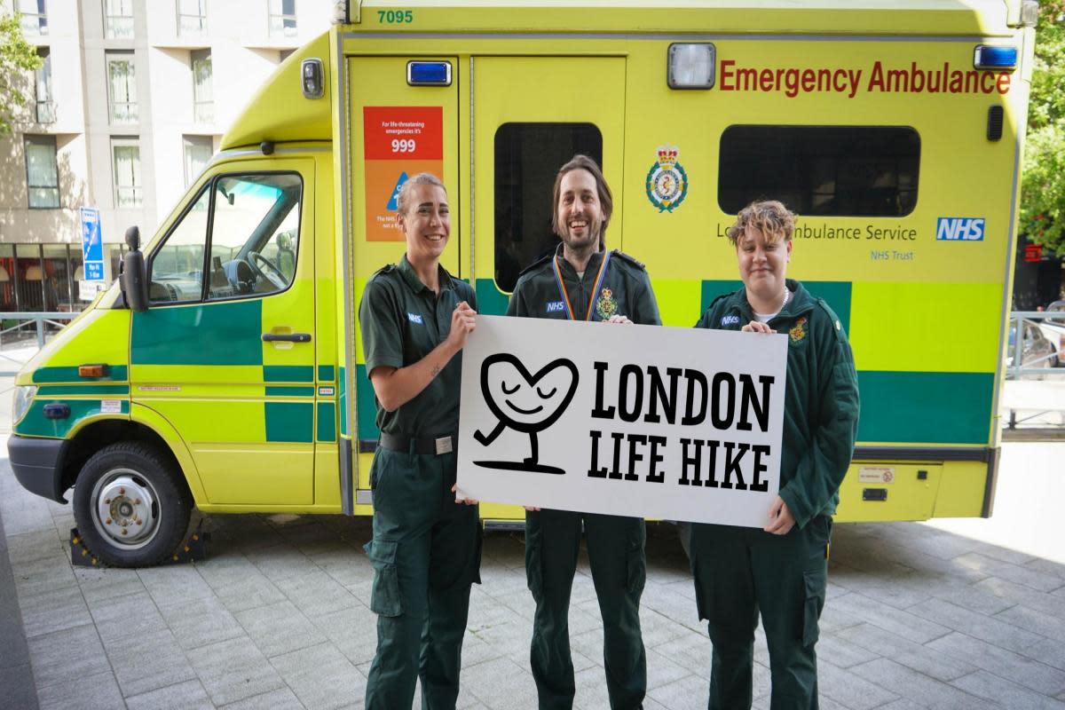 The first ever London Life Hike will take place this September <i>(Image: London Ambulance Service)</i>