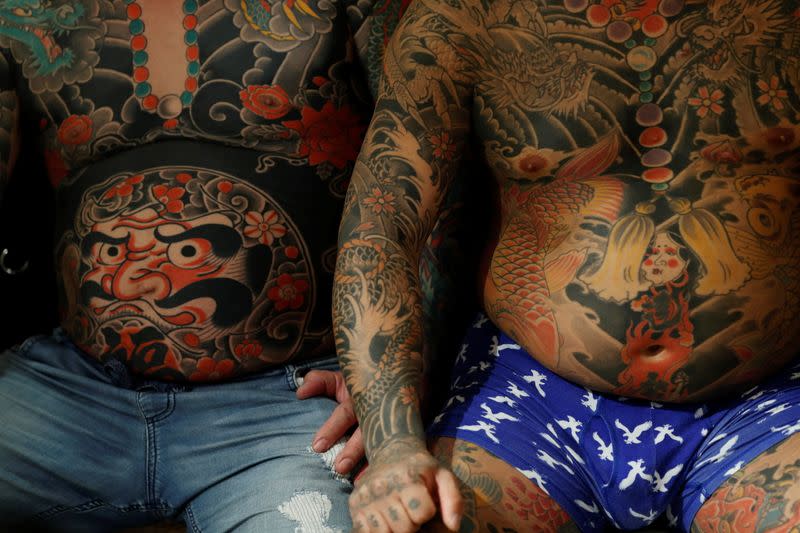 The Wider Image: Breaking taboos: Japan's tattoo fans bare their ink