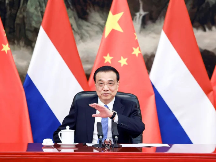 An image of Chinese premier Li Keqiang