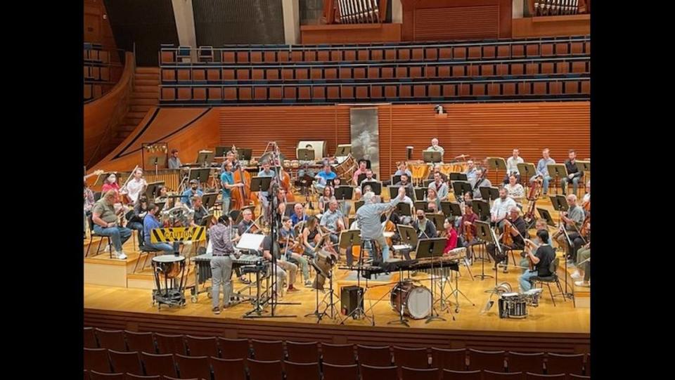 Josh Jones plays as the principal percussionist in the Kansas City Symphony. He says he was held to a higher standard than his white counterparts and ultimately was denied tenure.