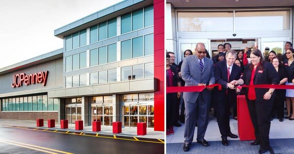 A J.C. Penney store opening.