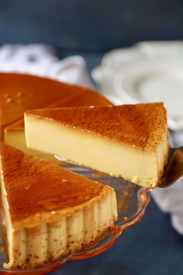 Flan de Queso - Isabel Eats