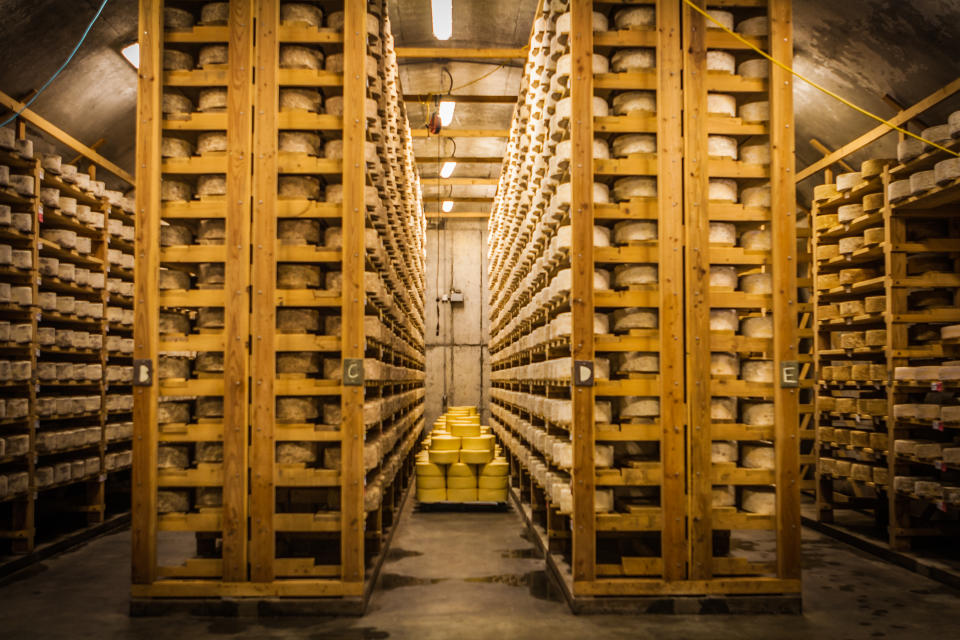 Aging cheese is a fine-tuned process that takes place in a cave or cellar. (Photo: Jasper Hill Farm)