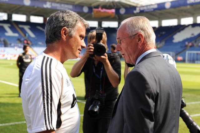 Jose Mourinho and Sven-Goran Eriksson