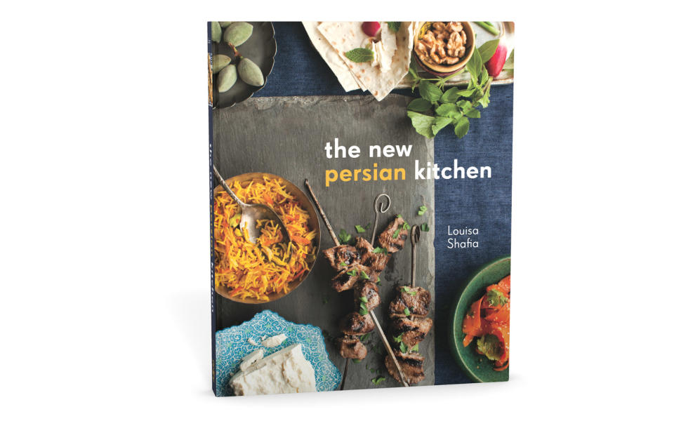 <p>The next best thing to traveling somewhere exotic? Experiencing a new and exciting recipe from the comfort of home.</p> <p>To buy: <a rel="nofollow noopener" href="https://www.amazon.com/New-Persian-Kitchen-Louisa-Shafia/dp/1607743574/ref=sr_1_1?s=books&ie=UTF8&qid=1474039165&sr=1-1&keywords=The+New+Persian+Kitchen" target="_blank" data-ylk="slk:Amazon;elm:context_link;itc:0;sec:content-canvas" class="link ">Amazon</a>, $18</p>