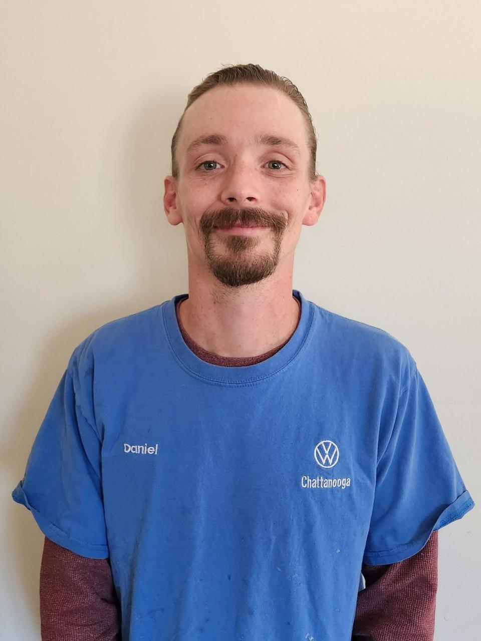Daniel Kaczmarek, 35, a Volkswagen employee in Chattanooga, Tennessee who works in the paint shop. Kaczmarek said the UAW's contract gains with the Detroit automakers inspired him and others to be seeking union representation at VW.