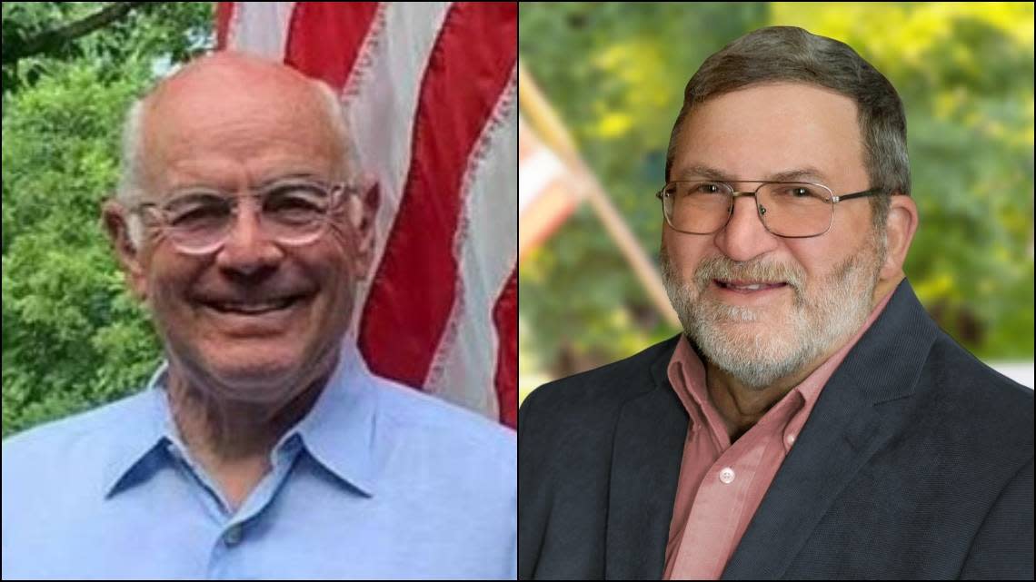 Republican Danny Zeck, left, and Democrat Jeffrey Howards, both of Leavenworth, are competing for the 1st District seat on the Kansas state school board on Nov. 8.