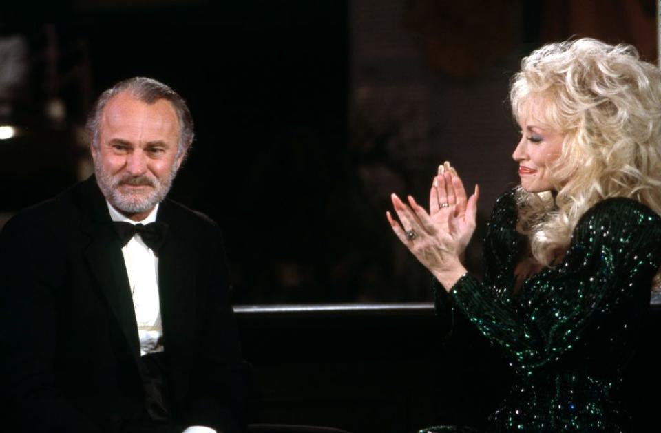 l r dabney coleman and dolly parton in 1988 photo by bob damicodisney general entertainment content via getty images