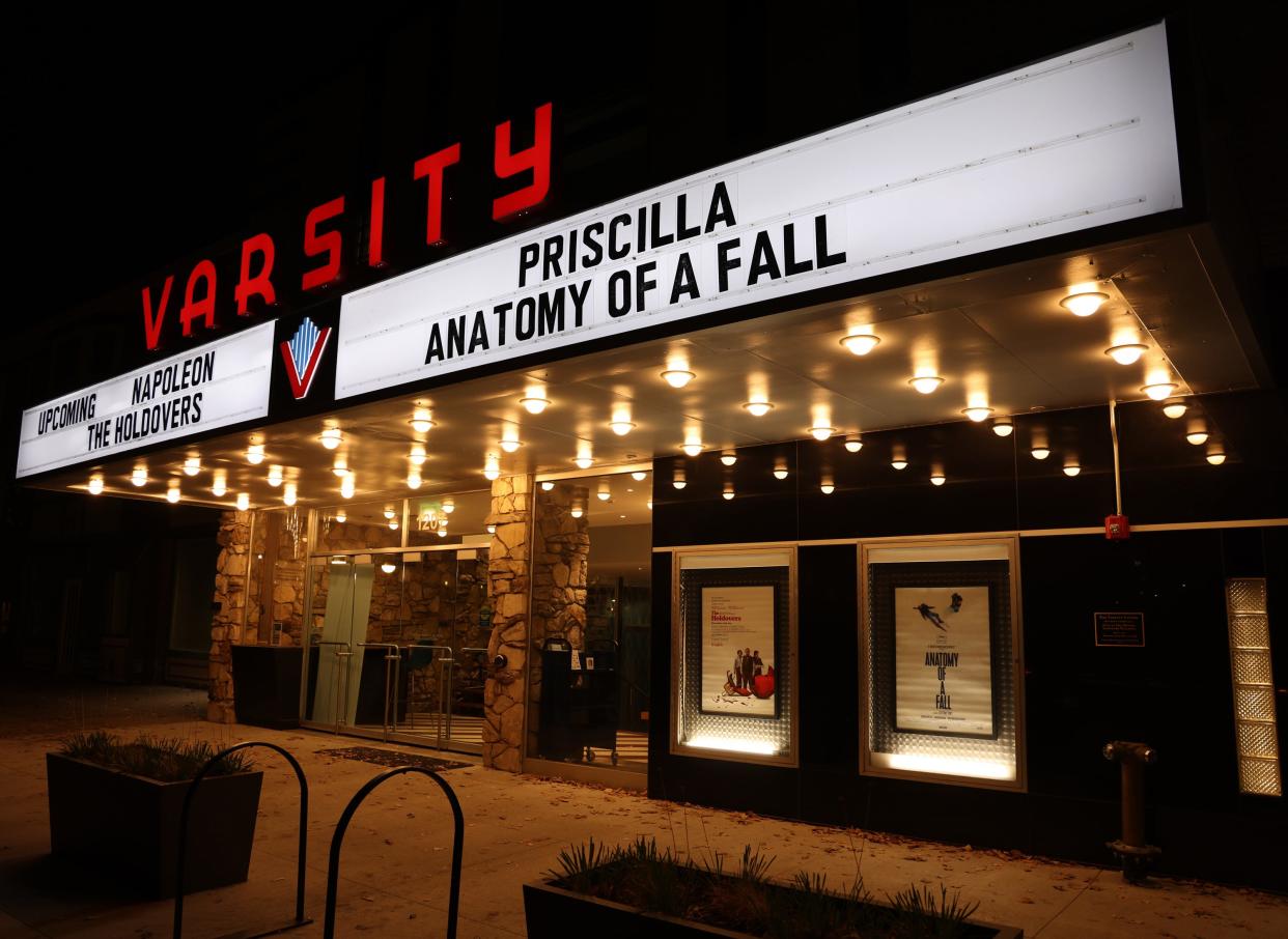 Varsity Cinema in Des Moines pictured Nov. 11, 2023.