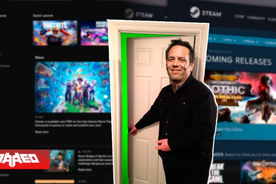 Phil Spencer quiere que tiendas de juegos como Steam o Epic Games lleguen a Xbox para eliminar la barrera de exclusividad