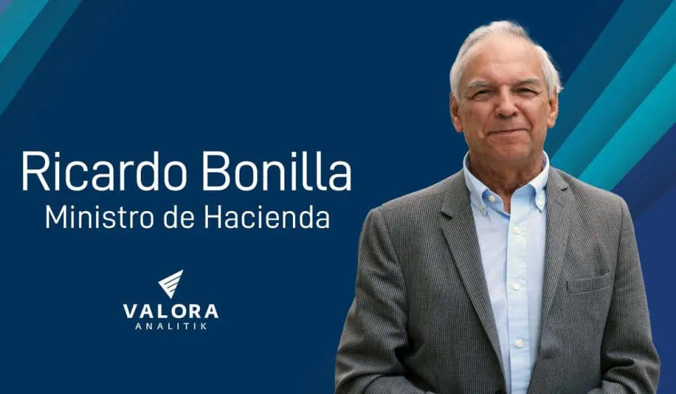 Ricardo Bonilla, ministro de Hacienda. Foto: Cortesía Ministerio de Hacienda