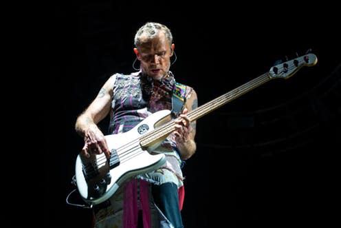 <span class="caption">Flea, the bass player with the Red Hot Chili Peppers, suffered from chronic fatigue syndrome.</span> <span class="attribution"><a class="link " href="https://www.shutterstock.com/download/confirm/773107435?src=qXRriSfi0adOMG8pdhcM1w-1-59&size=medium_jpg" rel="nofollow noopener" target="_blank" data-ylk="slk:Christian Bertrand/Shutterstock;elm:context_link;itc:0;sec:content-canvas">Christian Bertrand/Shutterstock</a></span>