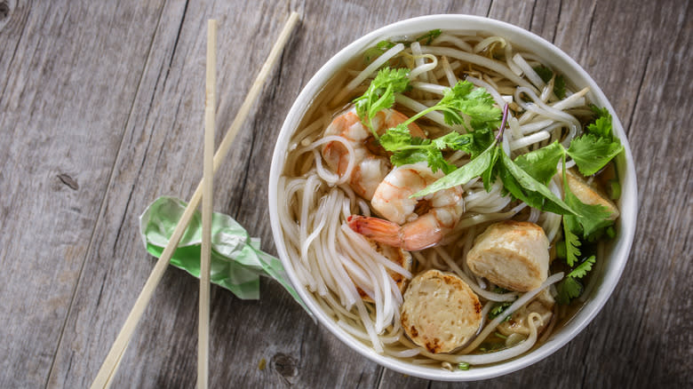 bowl of pho