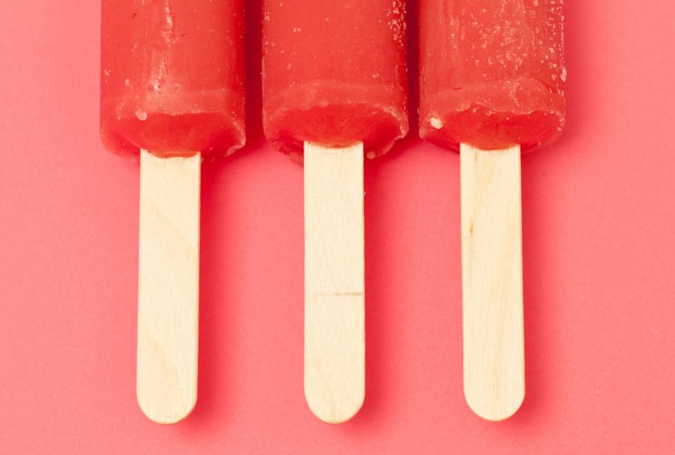 Homemade popsicles