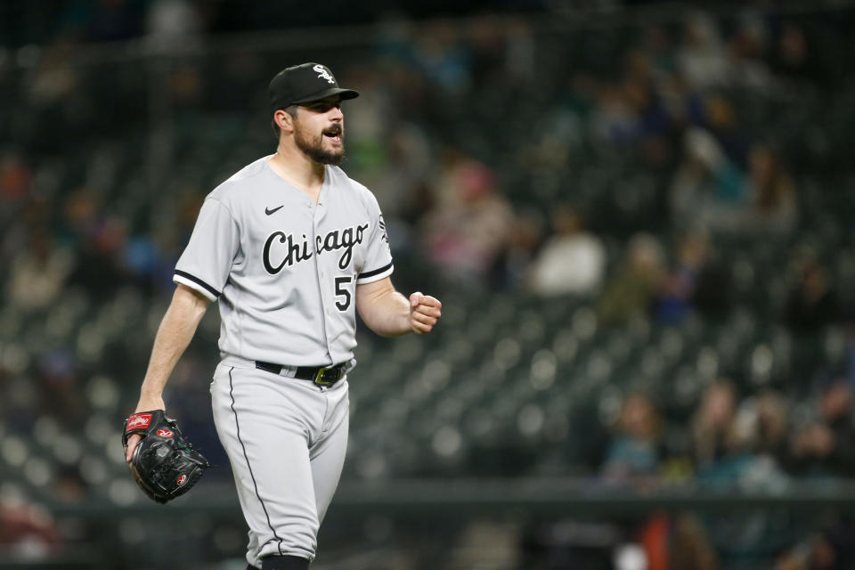 芝加哥白襪投手Carlos Rodon。（Joe Nicholson-USA TODAY Sports）