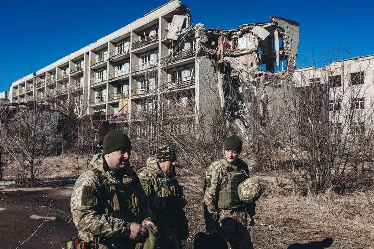 15-02-2022 Soldados ucranianos en Donetsk POLITICA Diego Herrera - Europa Press