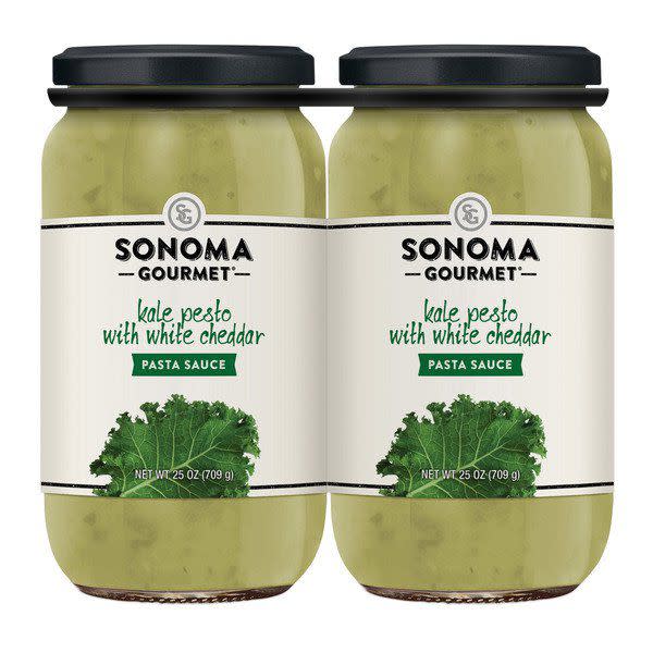 Sonoma Gourmet Kale Pesto with White Cheddar Pasta Sauce