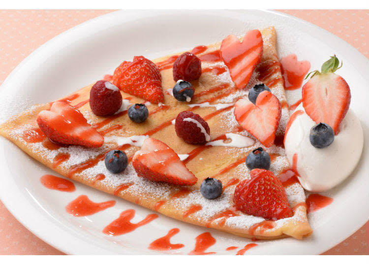 Merci Crepe的「Crepe Berry Fruits」850日圓 (未含稅)