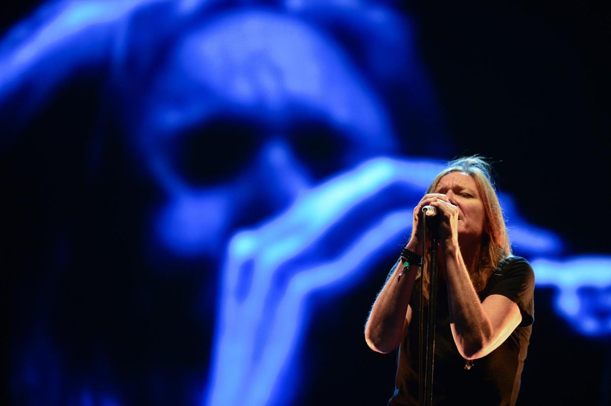 Lead singer Beth Gibbons offered a bleak, twisted and completely novel vision of what a blues singer could be: AFP